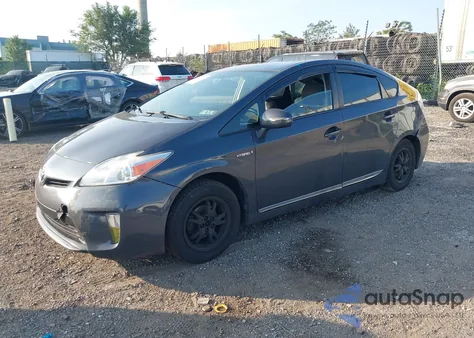 2013 Toyota Prius Three from USA, damaged, VIN JTDKN3DU6D1616231
